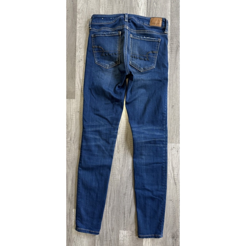 American Eagle Outfitters Womens Blue  Skinny & Jegging Jeans Size 2 Lot Of 2 - Picture 9 of 16